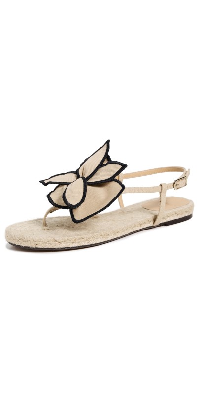 Castañer Poncha Flower Sandals Sand
