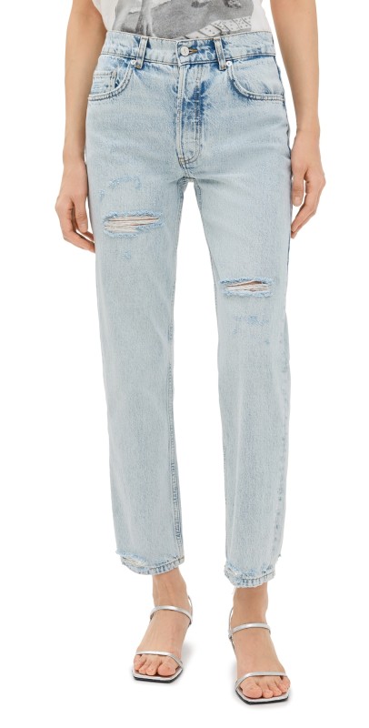 ANINE BING Kate Jeans Washed Blue