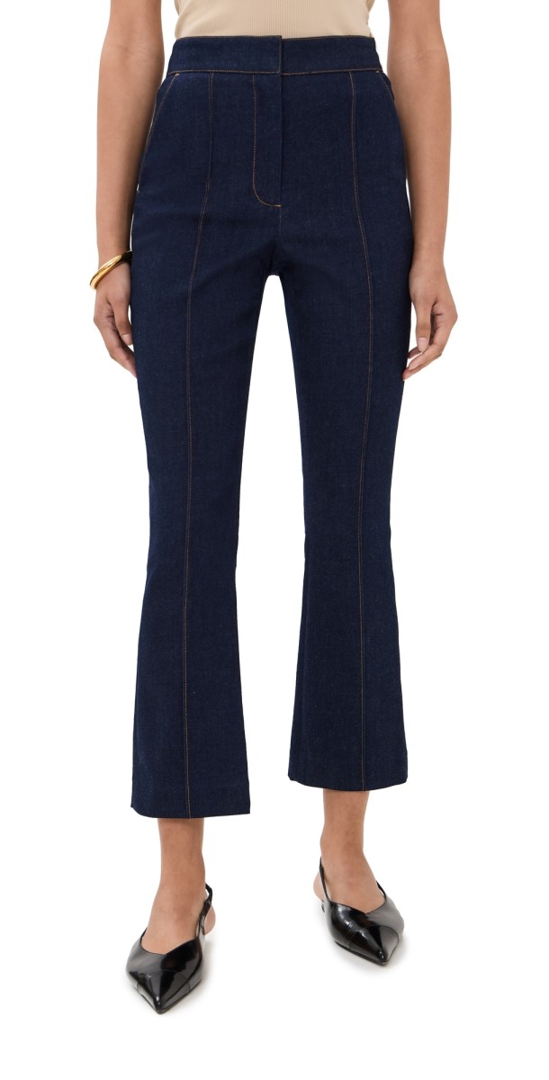 Veronica Beard Tani Pants Dark Oxford