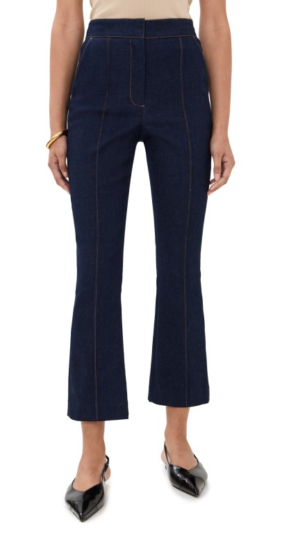 Veronica Beard Tani Pants Dark Oxford