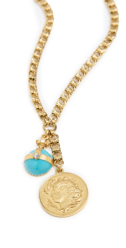 Elizabeth Cole Lisette Necklace Turquois