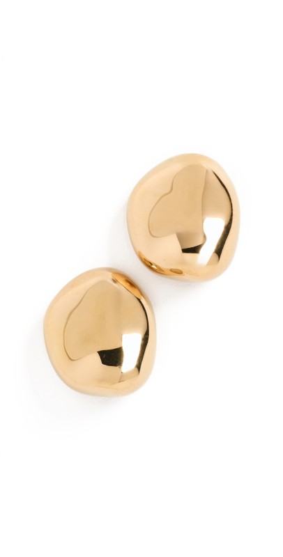 AGMES Small Gia Studs Gold Vermeil