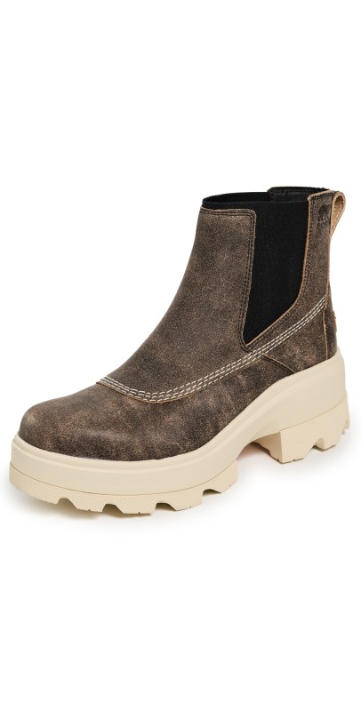 Sorel Joan Chelsea Boots Canoe/Bleached Ceramic