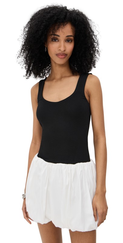 Madison the Label Harley Bubble Dress Black/White