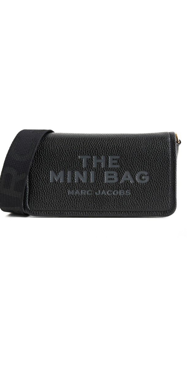 Marc Jacobs The Leather Mini Bag Black