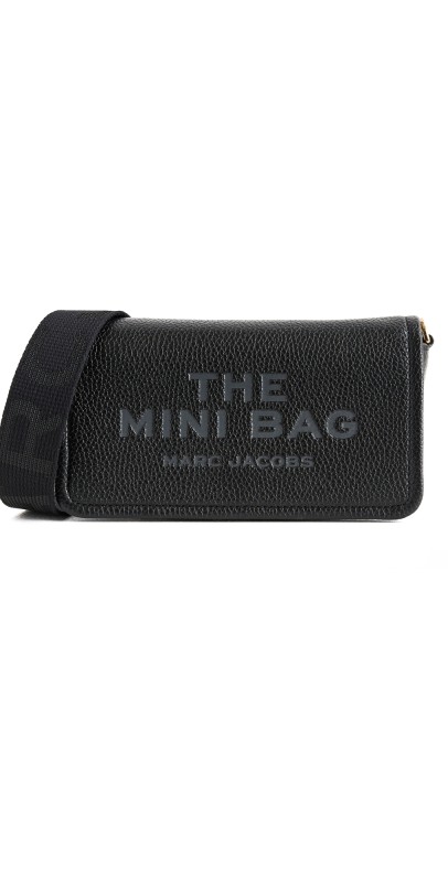 Marc Jacobs The Leather Mini Bag Black