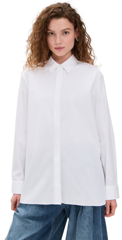 Theory Classic Menswear Shirt White