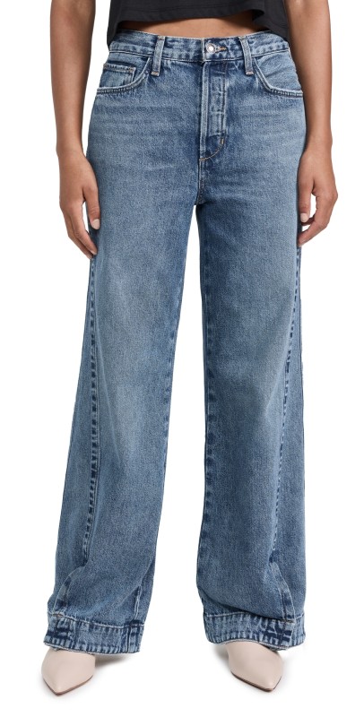 Favorite Daughter The Oliver Ultimate Baggy Wide Leg Jeans Austin