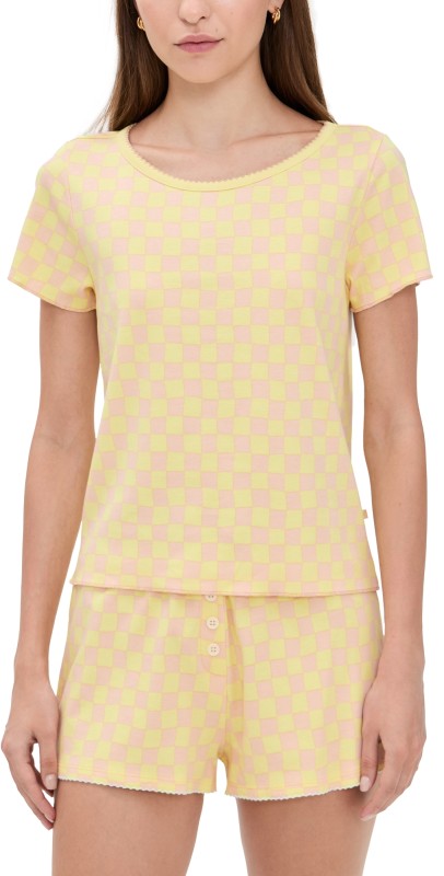 Cozyland by Morgan Lane Suzie Pajama Set Sunkissed