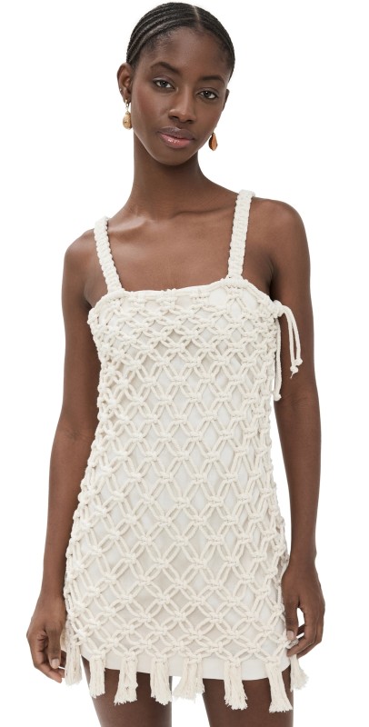 Andres Otalora Com Voce Dress Off White