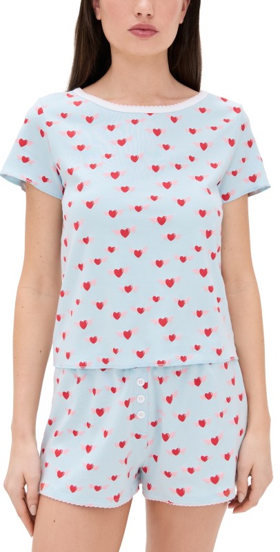 Cozyland by Morgan Lane Suzie PJ Set Sky