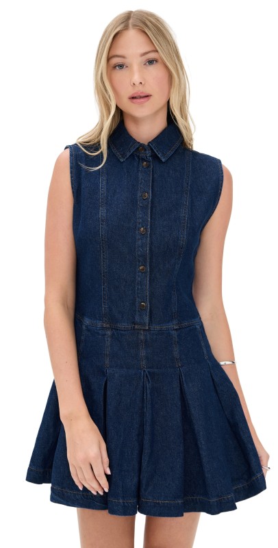 Reformation Arella Denim Dress Flinders