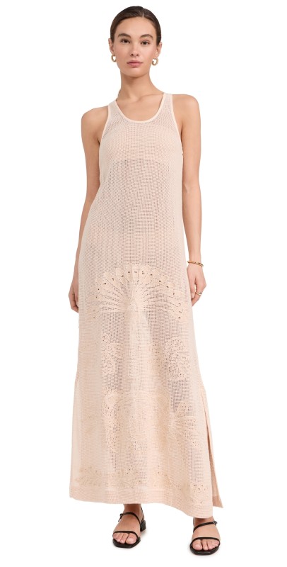 Las Sureñas Mosaico Long Net Dress Mosaico