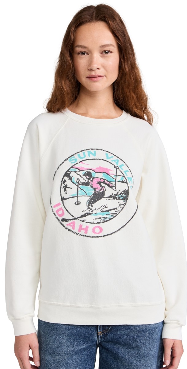 Original Retro Brand Sun Valley Sweatshirt Antique White