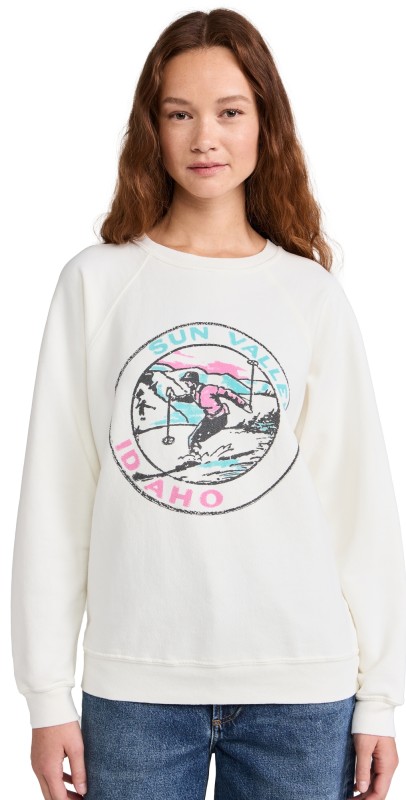 Original Retro Brand Sun Valley Sweatshirt Antique White
