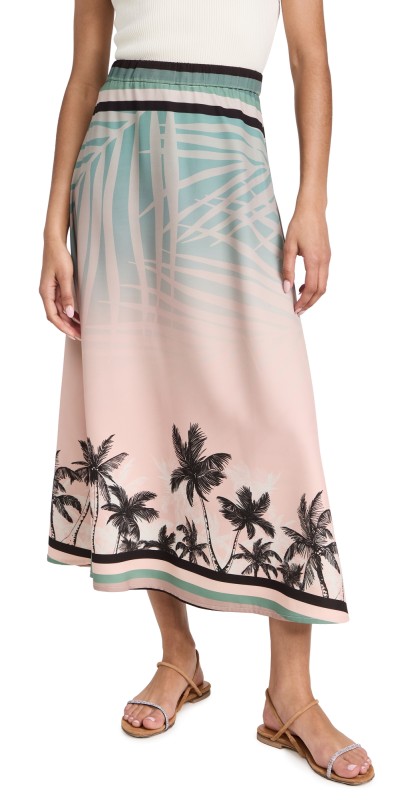Chen Burkett Paradise Found Skirt Tan
