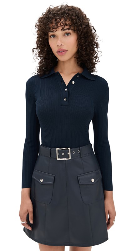 Shoshanna Melinda Dress Navy