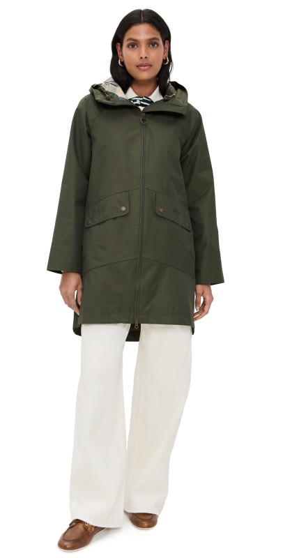 Barbour Barbour Heron Waterproof Jacket Olive
