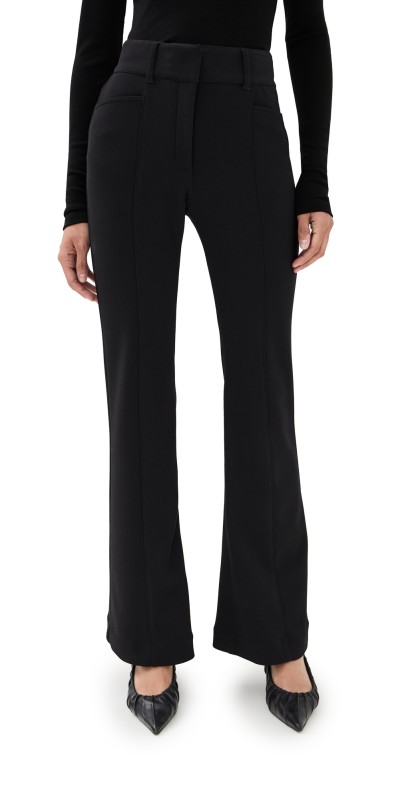 Proenza Schouler Kalea Pants in Compact Stretch Crepe Black