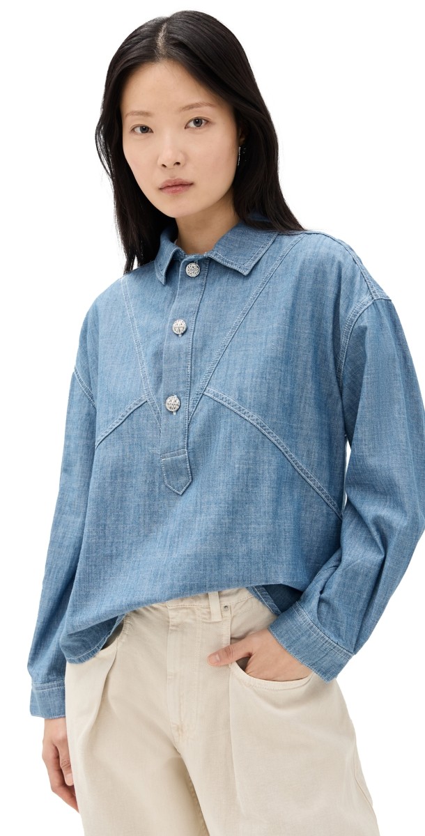 ba & sh Shirt Kool Lightusedblue
