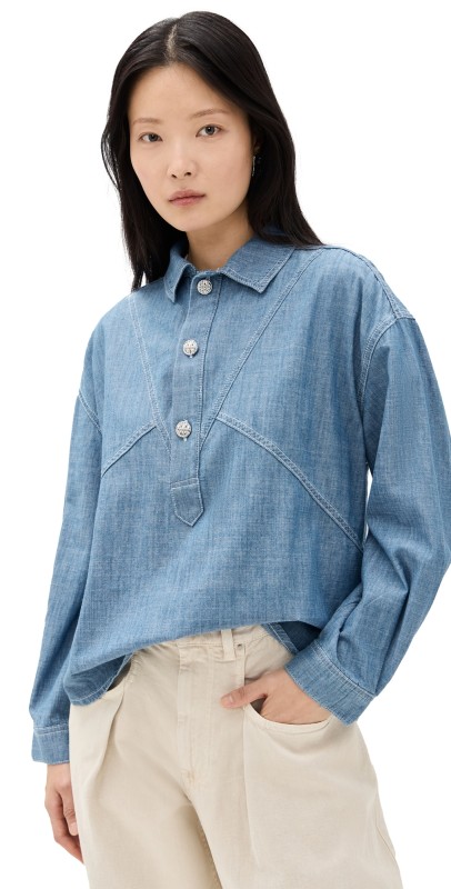 ba & sh Shirt Kool Lightusedblue