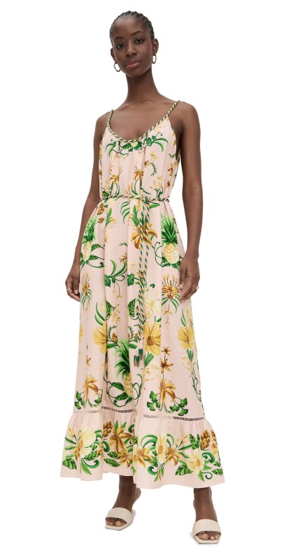FARM Rio Botanical Beauty Pink Maxi Dress Botanical Beauty Pink