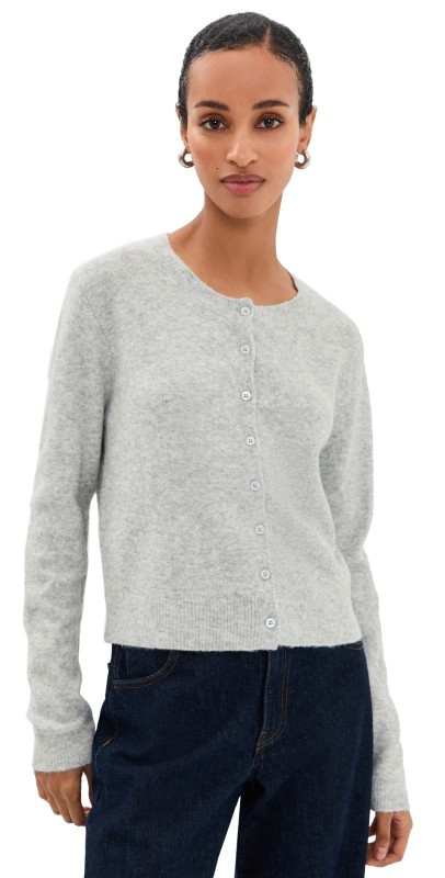 Z Supply Medina Cardigan Light Heather Grey