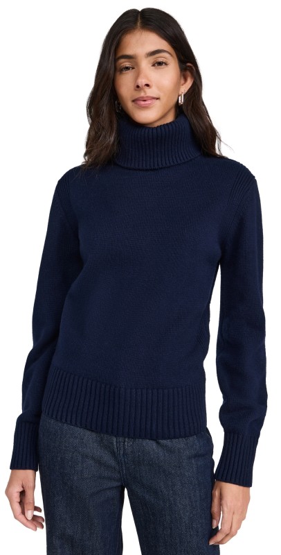 ALIGNE Iris Turtleneck Sweater Navy