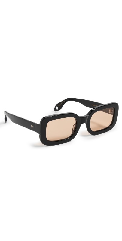 Elisa Johnson Lexi Sunglasses Gloss Black