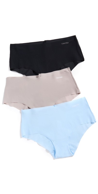 Calvin Klein Underwear Invisibles Hipster 3 Pack Satellite/Rain Dance/Black908