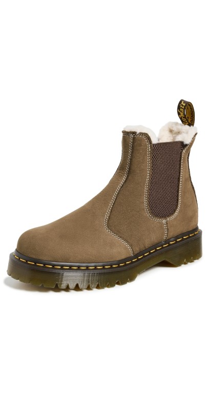 Dr. Martens 2976 Bex Warmwair Boots Dark Khaki & Tan