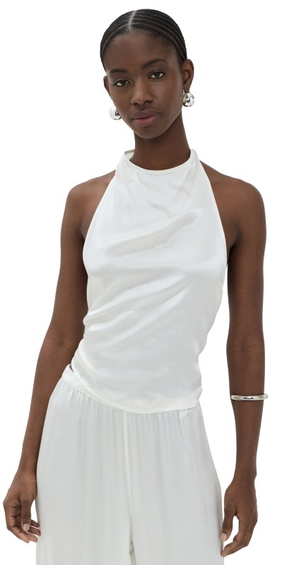 Enza Costa Satin Halter Cloud