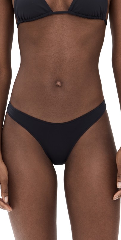 Frankies Bikinis Dove Bikini Bottoms Black