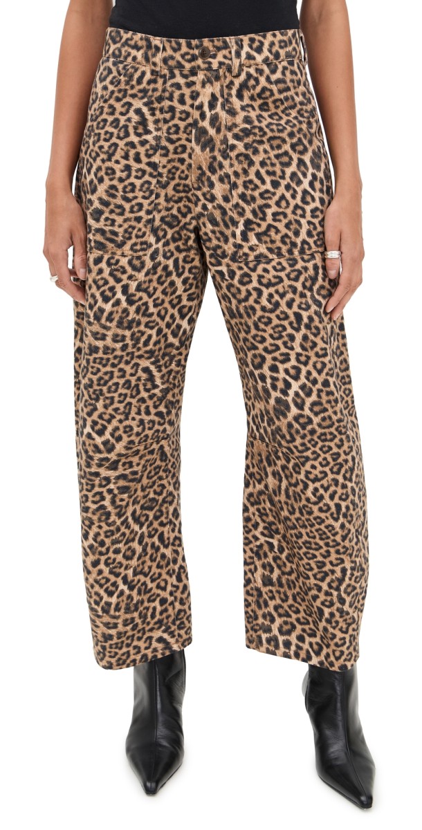 LNA Cross Creek Leopard Pants Leopard