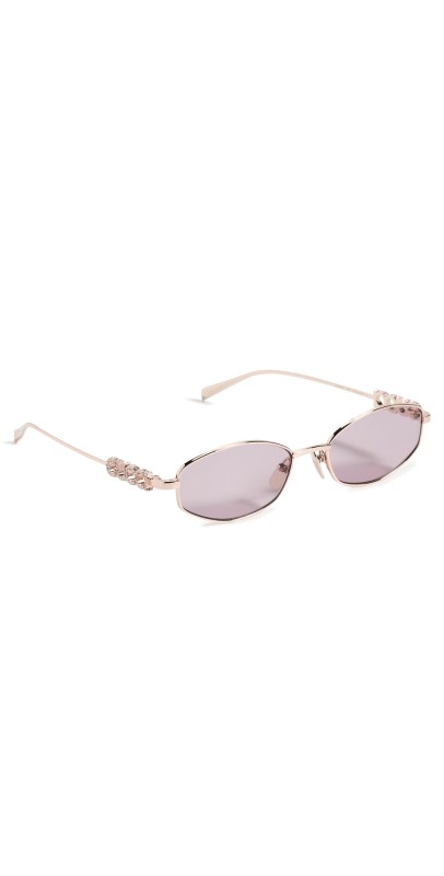 Gucci GG1802S Sunglasses Gold-Gold-Violet