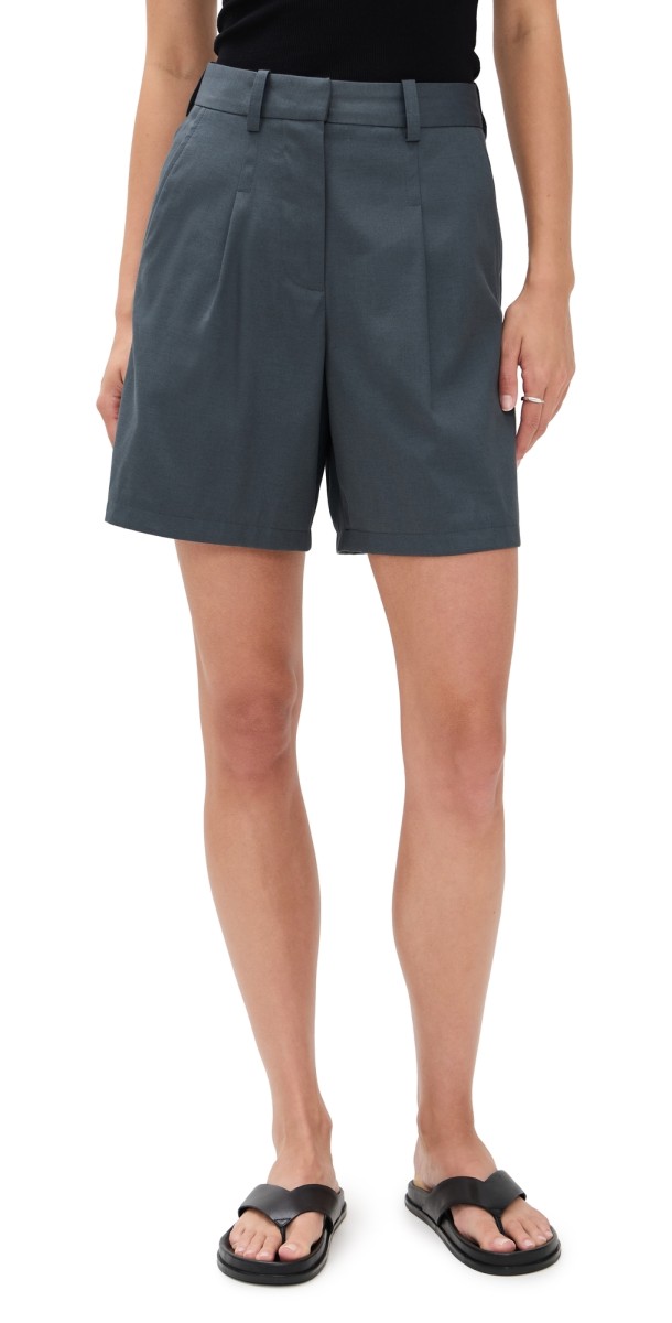 IRO Solenne Shorts Charcoal