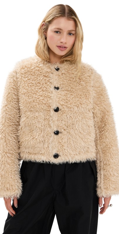STAND STUDIO Lucine Jacket Black/Off White
