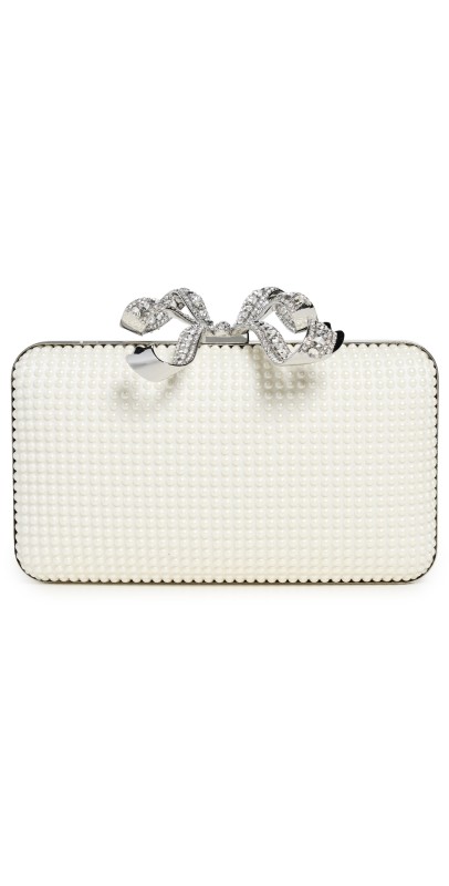 Self Portrait Pearl Box Clutch Color
