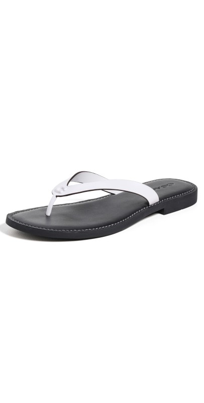Coach Brianna Flip Flops Optic White