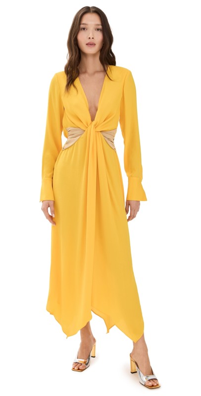 Ramy Brook Colorblock Tatia Dress Daisy Colorblock