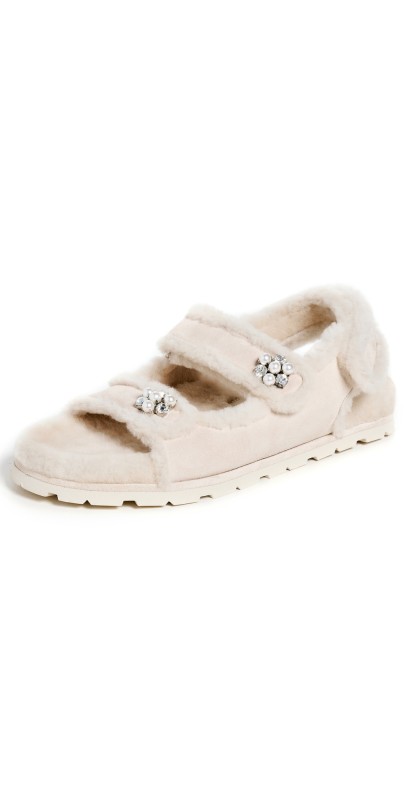 Stuart Weitzman Wynter Sport Sandals Oat/Cream
