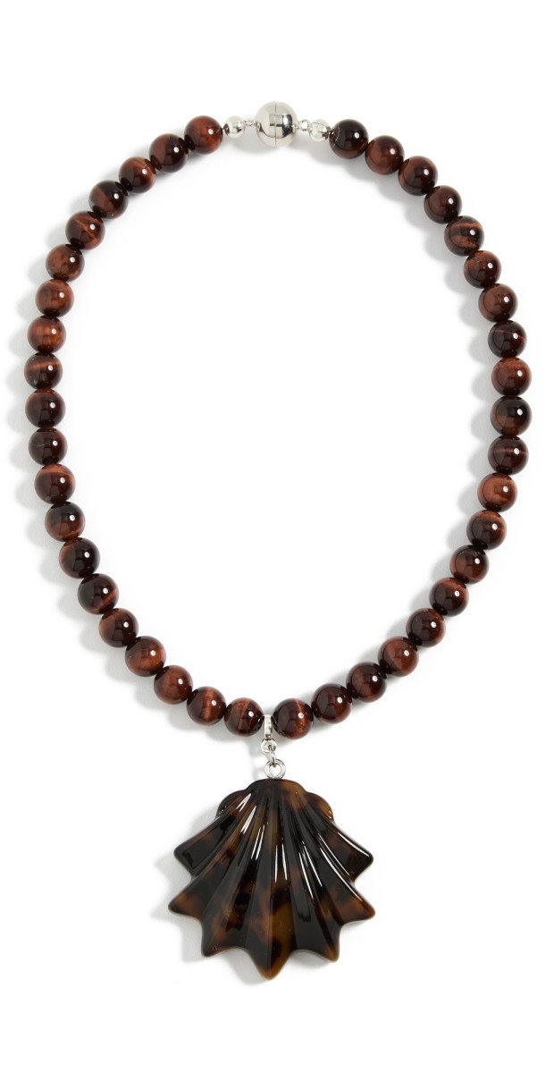 Julietta Tortoise Bead Necklace Tortois
