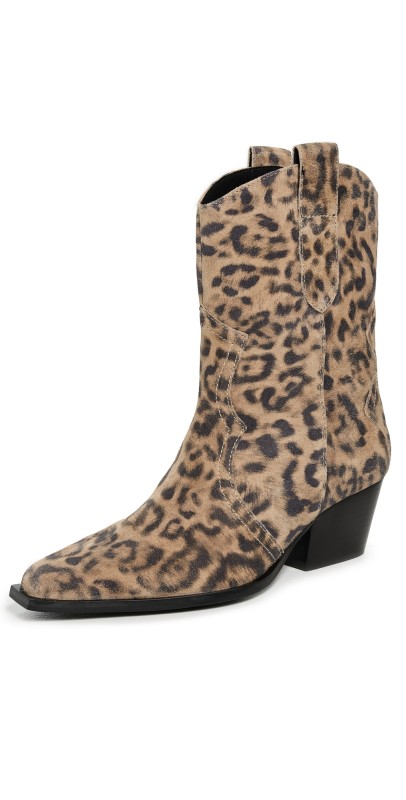 Free People Cat Nap Cowboy Boots Sand