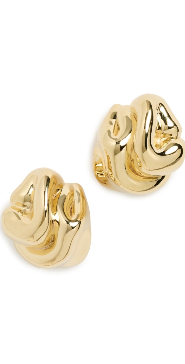 Completedworks Knoll Recycled Gold Vermeil Earrings 18k Gold Plated