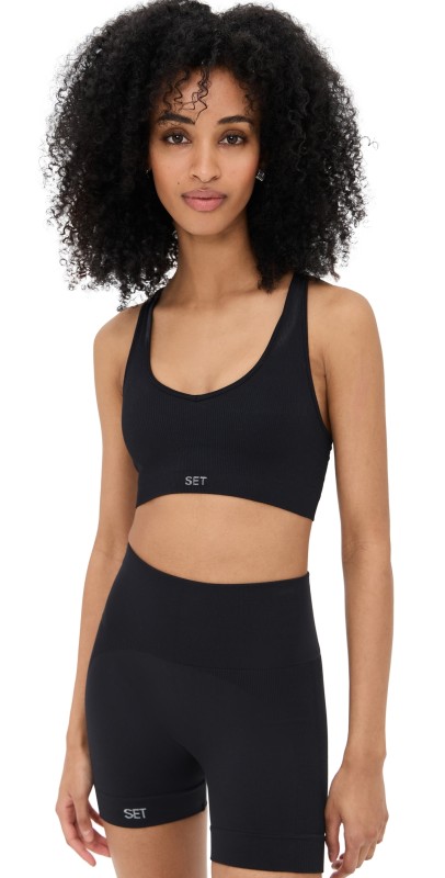 SET Sculptflex Power Racer Bra ONYX