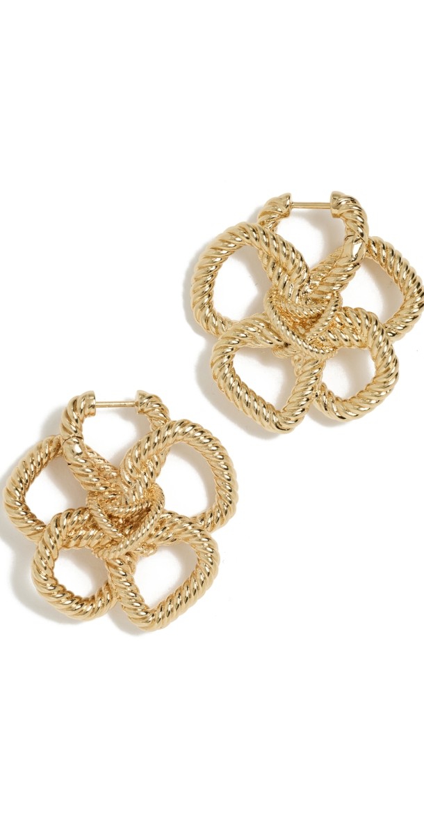 Zimmermann Bloom Large Hoops Gold