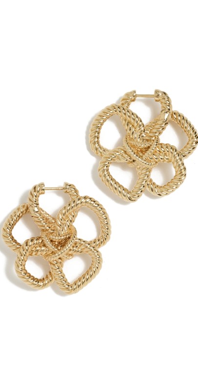 Zimmermann Bloom Large Hoops Gold