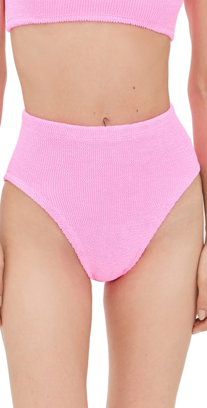 Hunza G High Waist Bikini Bottoms Bubblegum