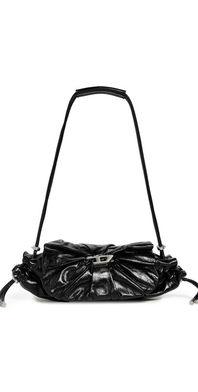 Diesel Scrunch-D Shoulder Bag 001 - Black