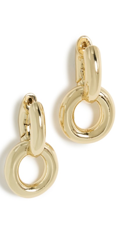 SHASHI Axel Hoop Earrings Gold